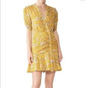 Jay‎ Godfrey earle paisley yellow dress